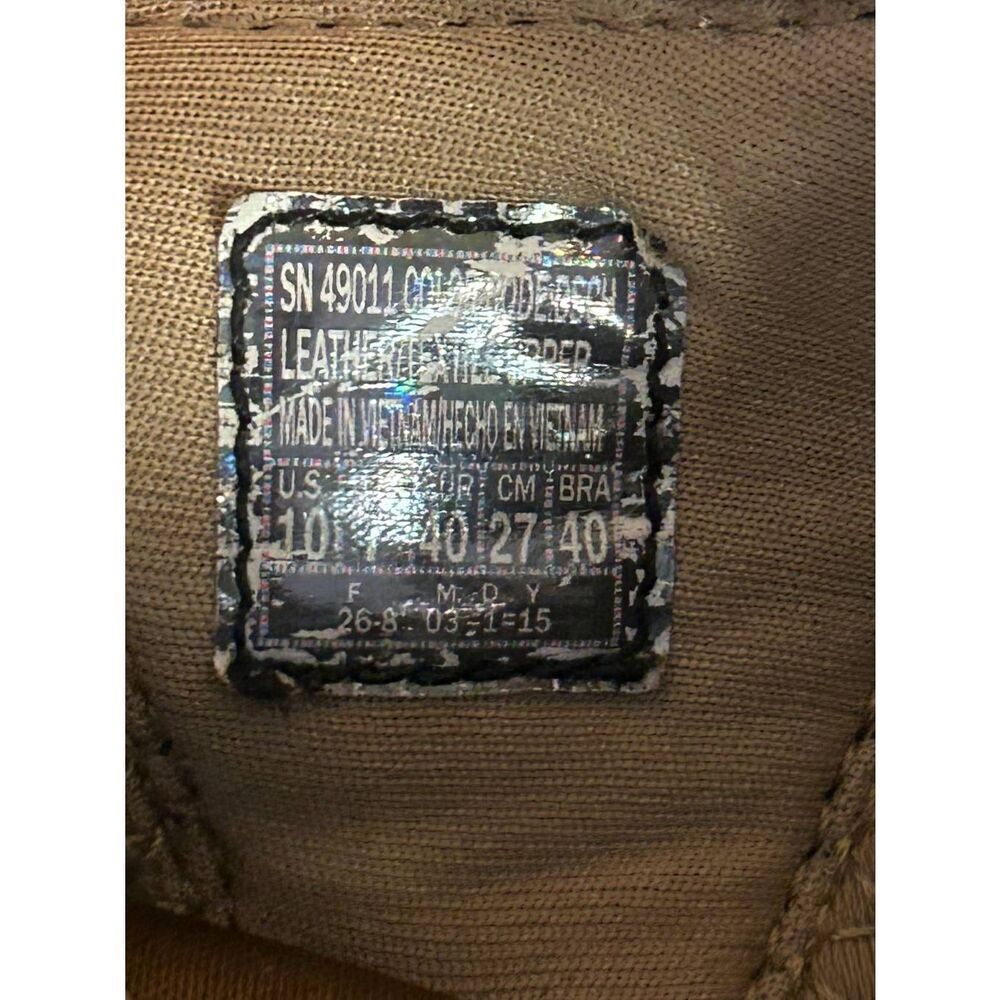 Skechers Womens Brown Leather Closed Toe Walking Sandals Washable Size 10 - Picture 8 of 8